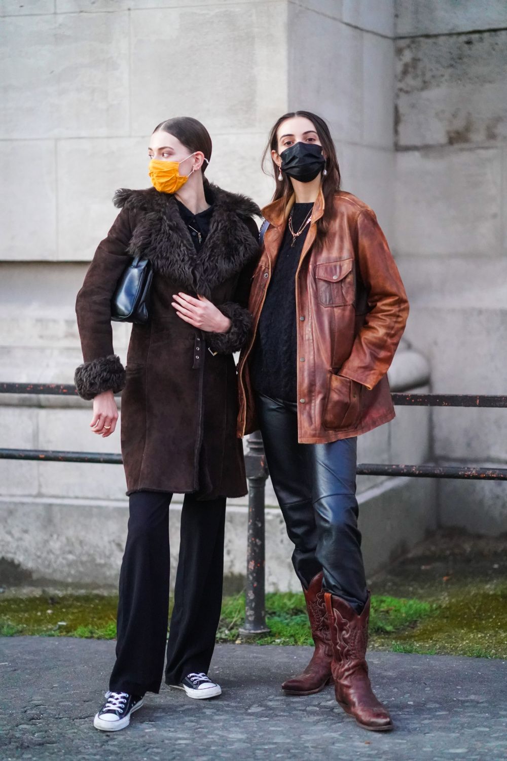 Paris Haute Couture spring 2021 street style (photo: Edward Berthelot/Getty Images)