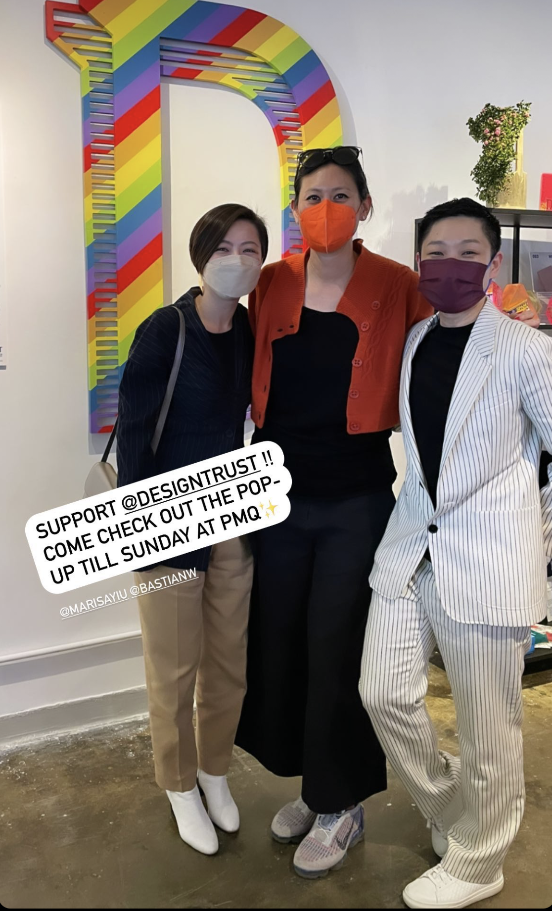 Leslie Tsang, Marisa Yiu and Bastian Wong