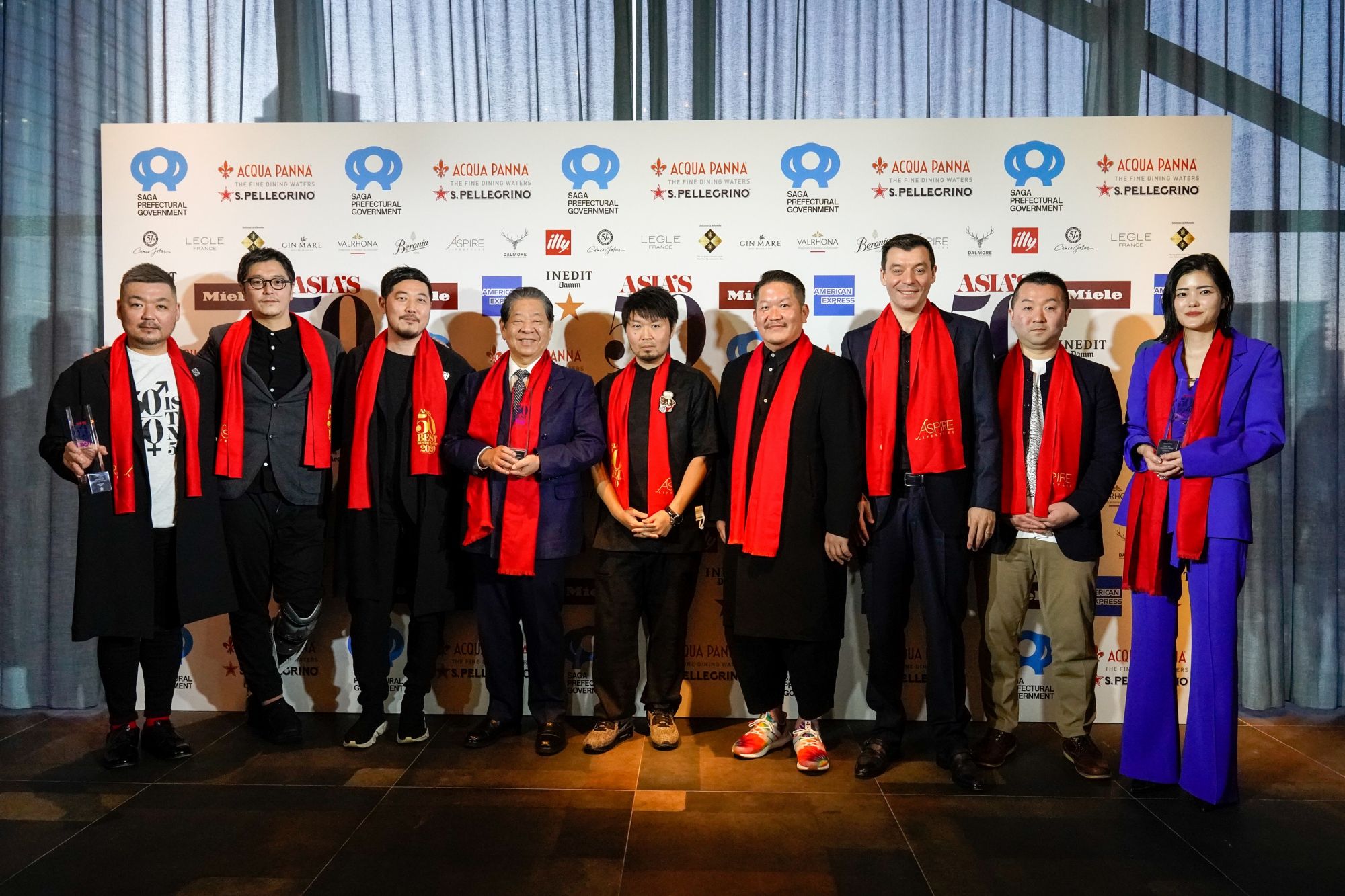 A private viewing party in Japan for Asia's 50 Best Restaurant Awards 2020