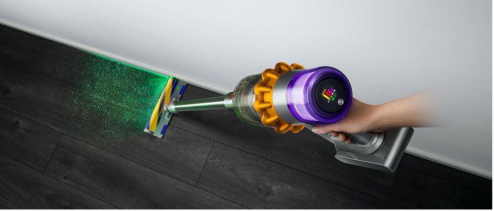 The Dyson V15 Detect has a laser (photo: Courtesy Dyson)
