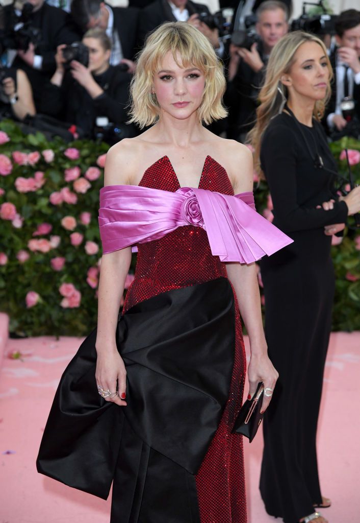 NEW YORK, NEW YORK - MAY 06: Carey Mulligan arrives for the 2019 Met Gala celebrating Camp: Notes on Fashion at The Metropolitan Museum of Art on May 06, 2019 in New York City. (Photo by Karwai Tang/Getty Images)