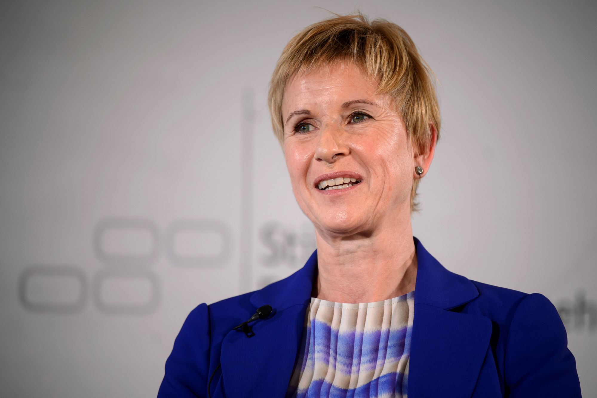 08 June 2018, Germany, Berlin: Businesswoman Susanne Klatten speaking at the Tag des deutschen Familienunternehmens (German Family Business Day). Photo: Sina Schuldt/dpa (Photo by Sina Schuldt/picture alliance via Getty Images)