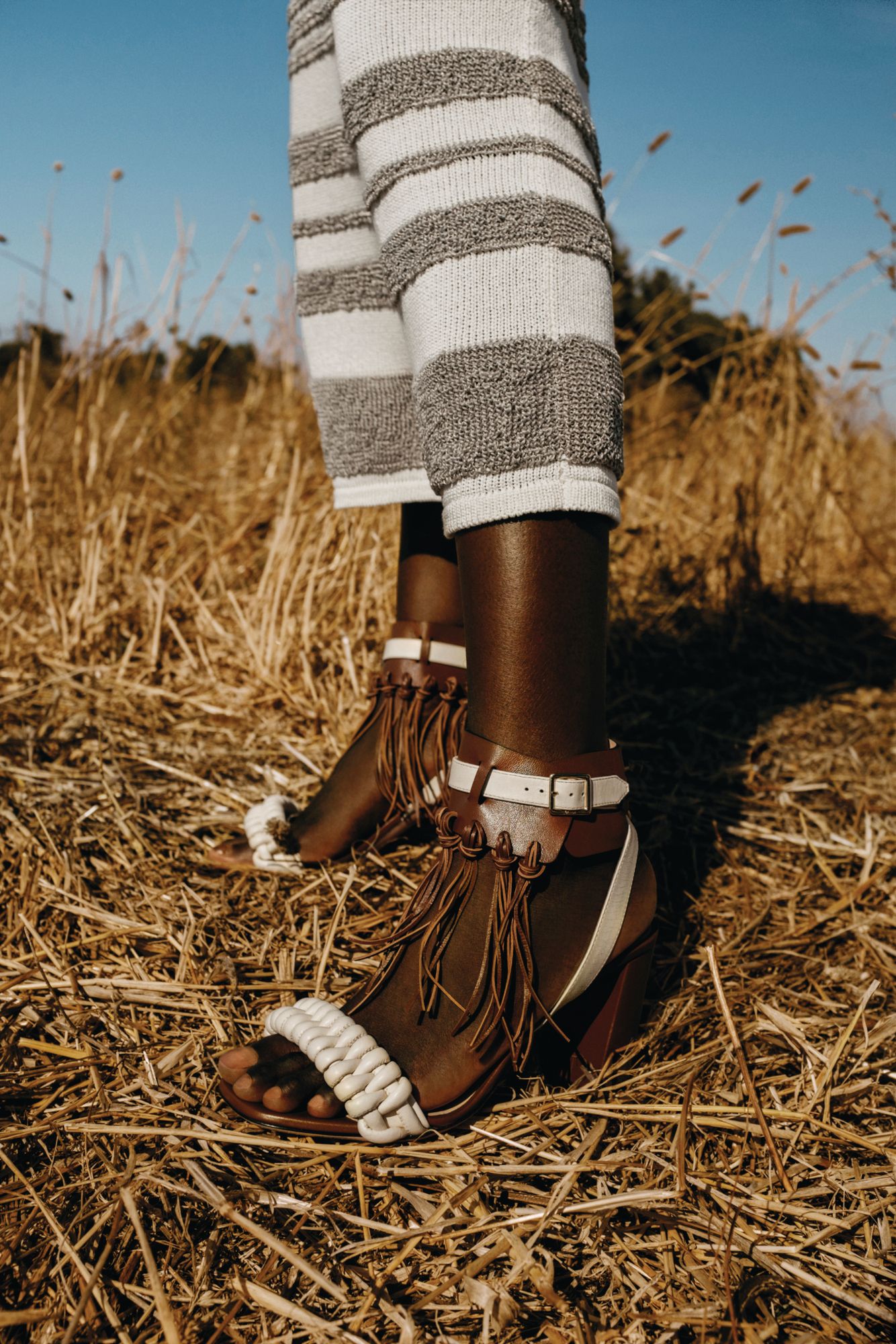 Loose Ends: Unwind through your accessories, starting with these knotty leather goods. Bally outfit