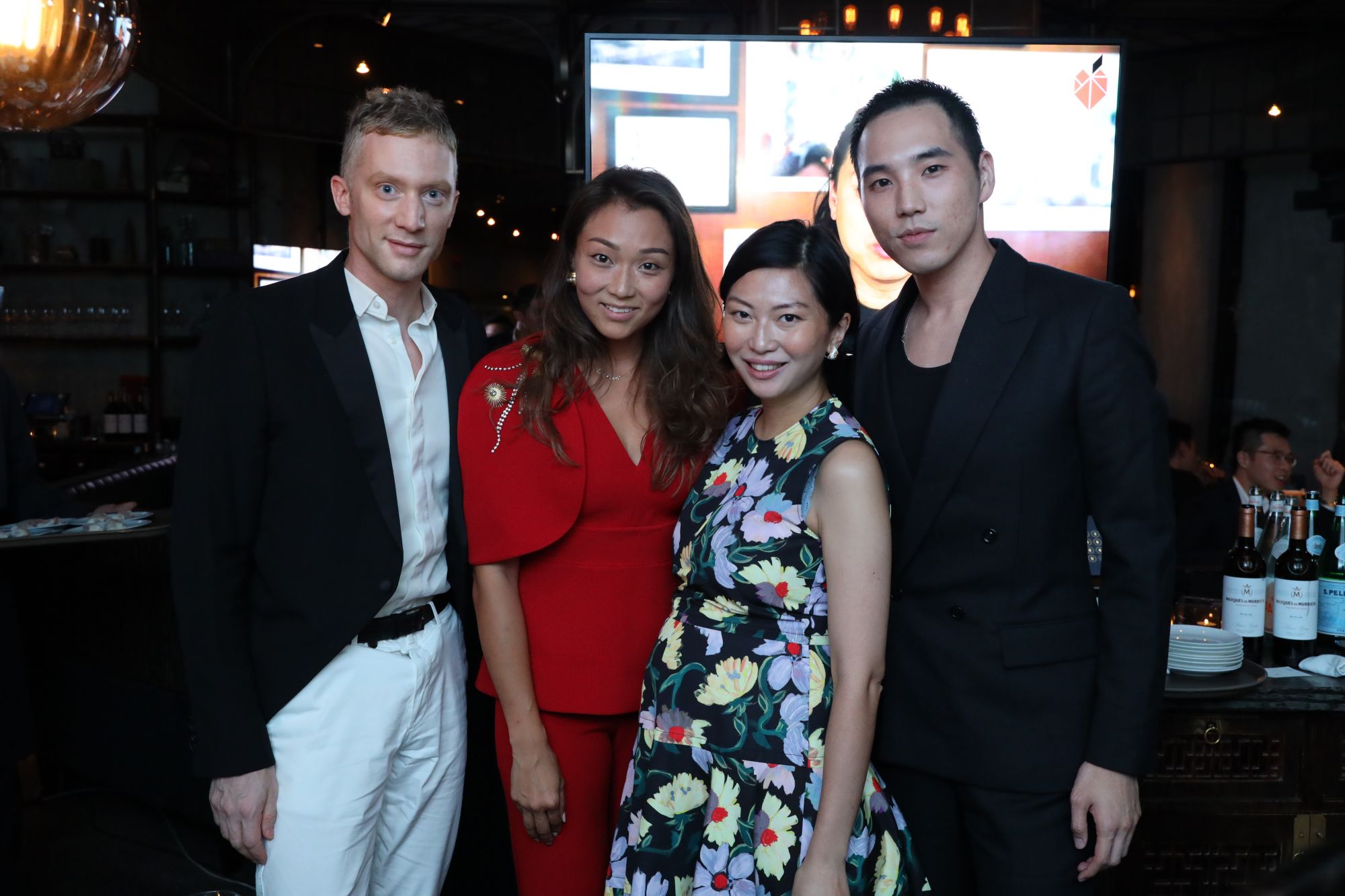 Vincent Raffin, Veronica Chou, Laura Cheung and Calvin Wang