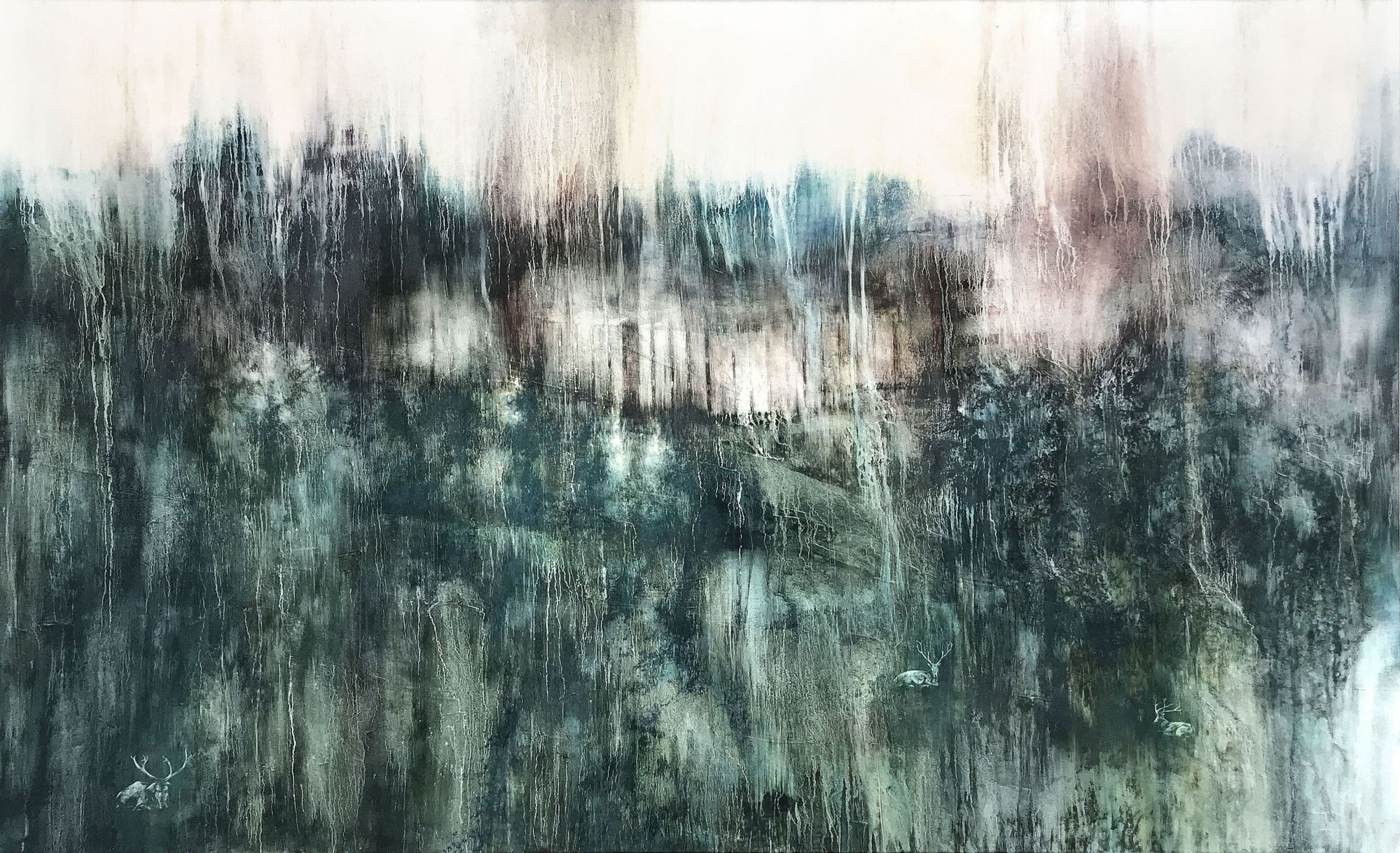 2020 06 08 HK 22.303522, 114.180368, Cheung Ho Keung Edward, Pigment and water colour on wood, 122 x 198 cm, 2021