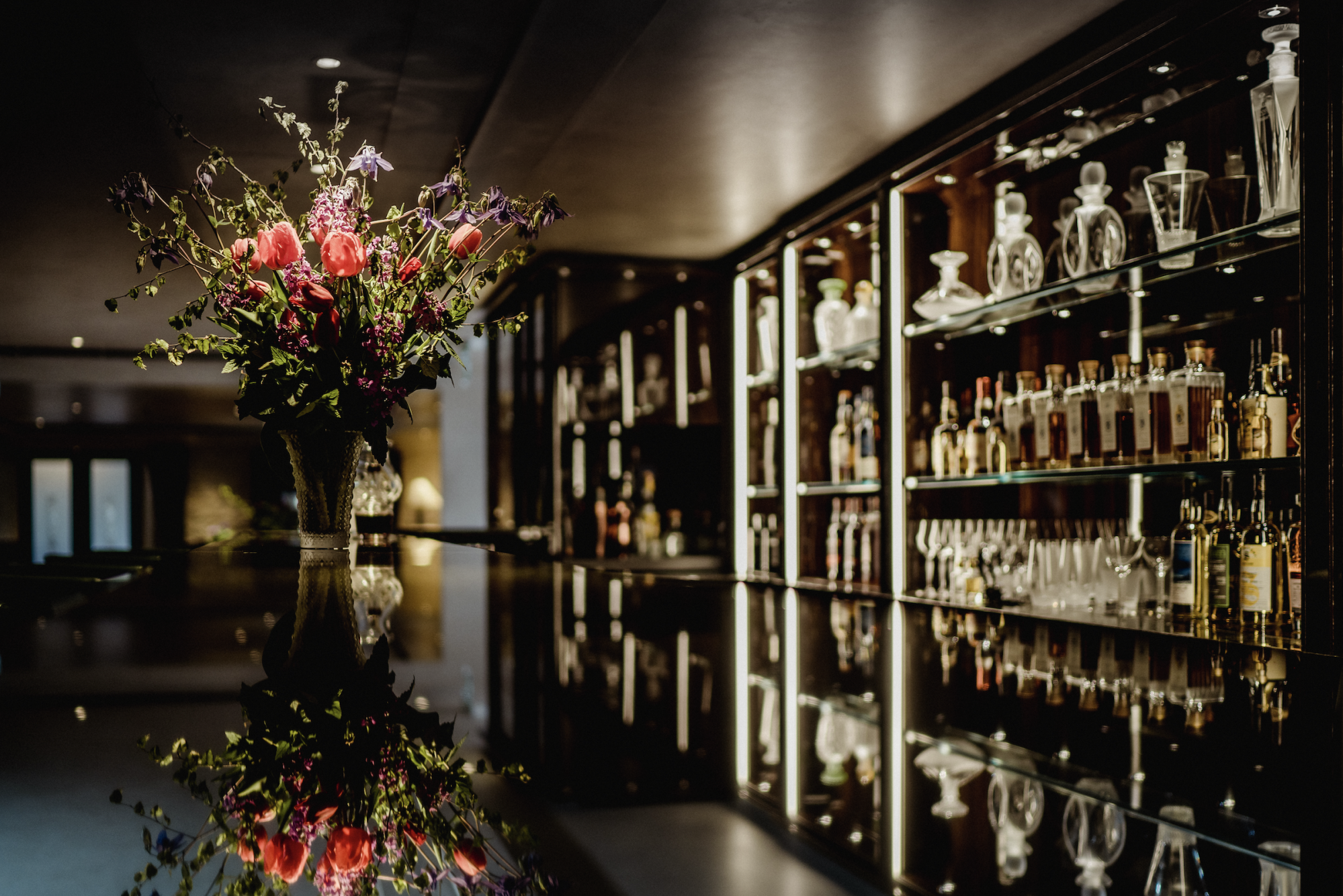 The Glenturret Lalique bar (Photo: Glenturret)