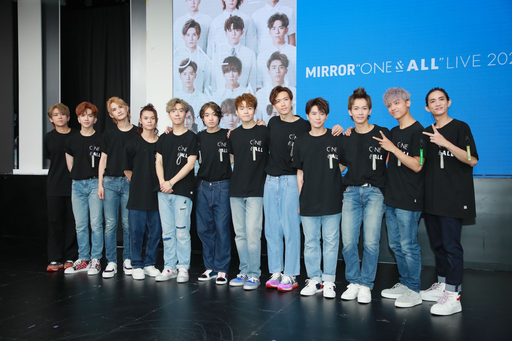 HONG KONG, CHINA - MAY 12: Members of Hong Kong boy group Mirror attend a news conference after their concert on May 12, 2021 in Hong Kong, China. (Photo by VCG/VCG via Getty Images)