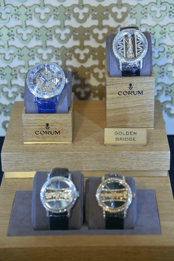 Corum Golden Bridge in round cases