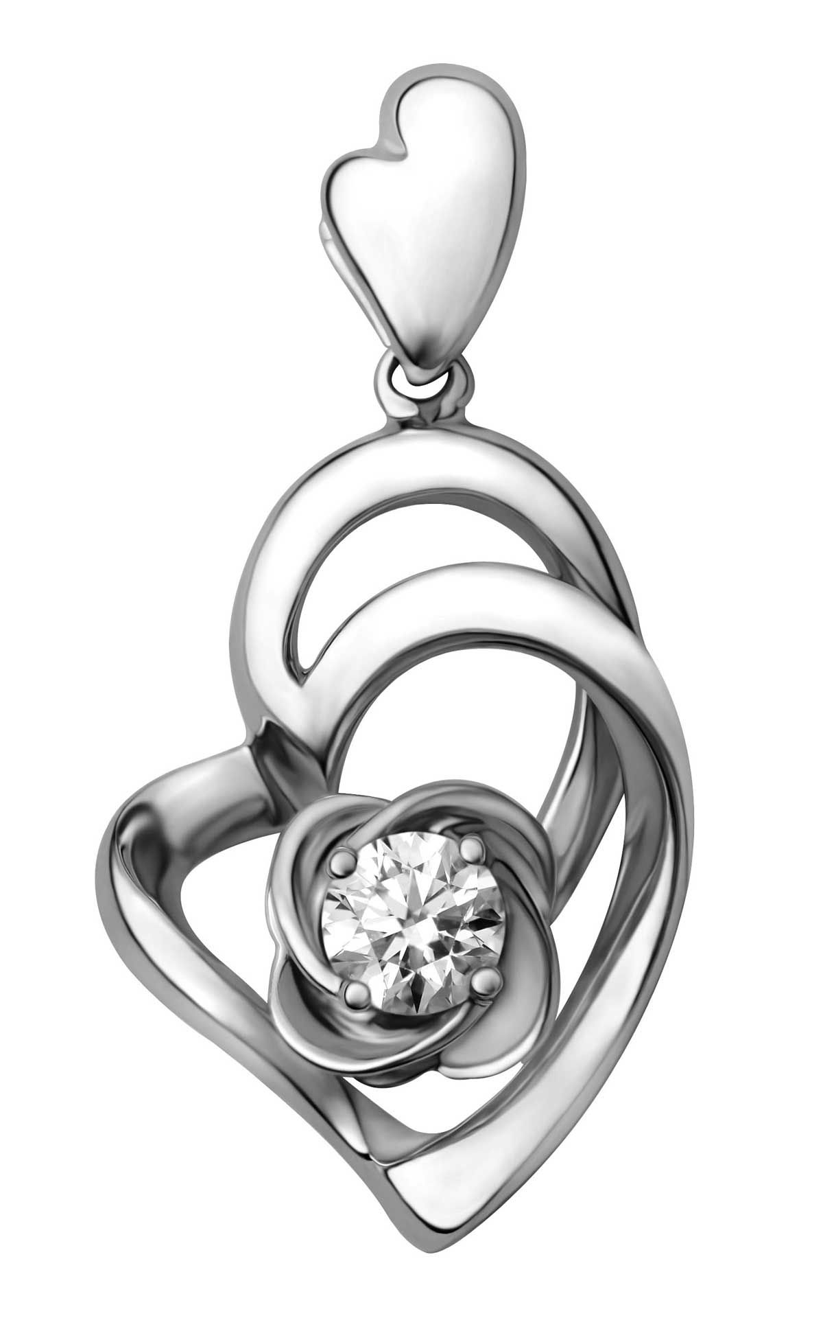 'Memories' limited edition diamond pendant in 18K white gold. (Photo: Le Lumiere)