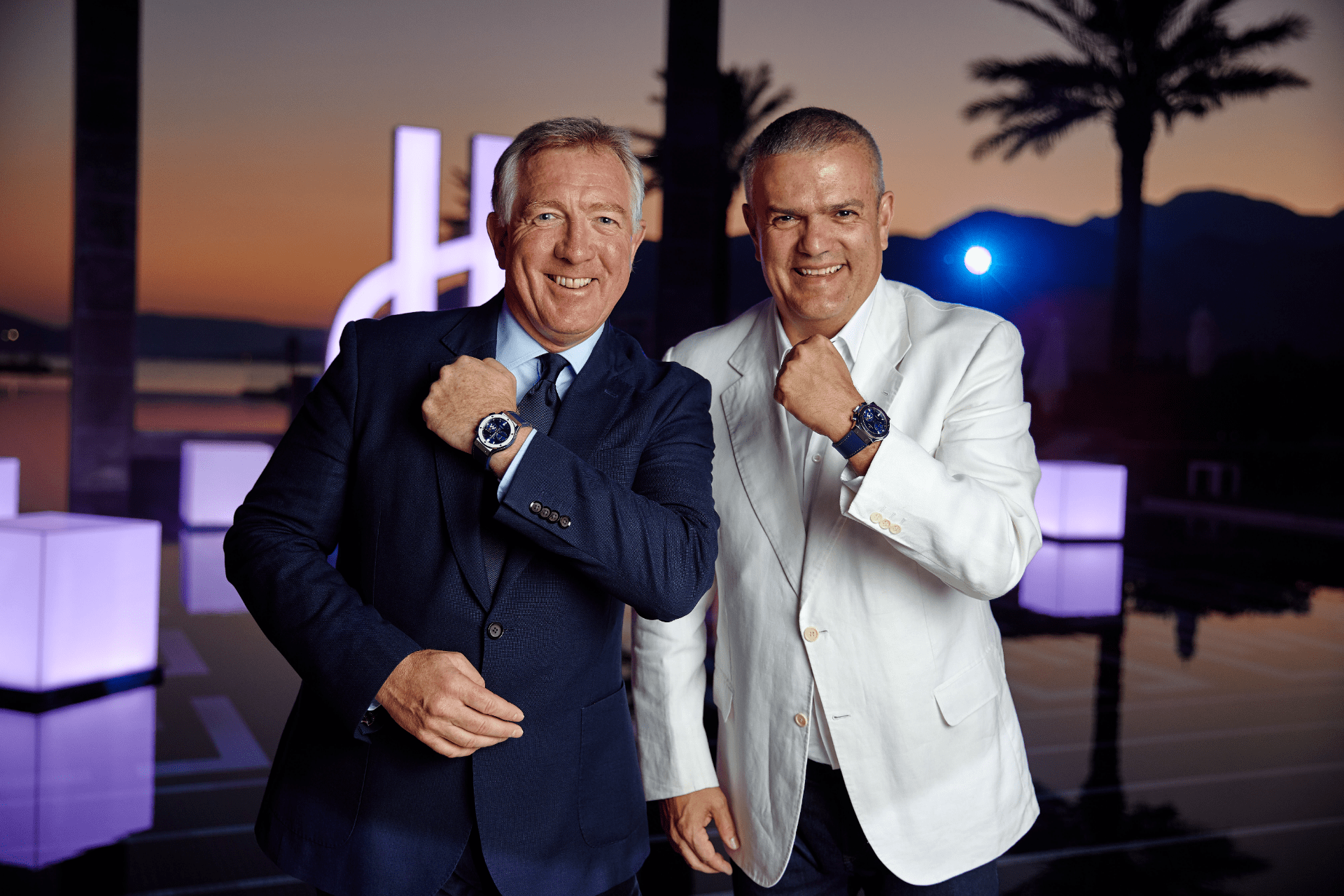 David Margason and Ricardo Guadalupe at Porto Montenegro (Photo: Hublot)