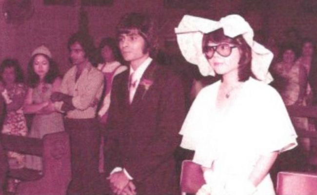 Dato’ Sri Jeffrey Raymond and Datin Sri Joyce Raymond on their wedding day