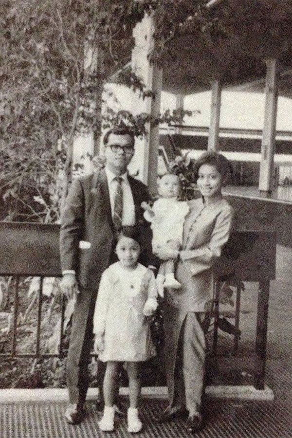 Dina Zaman, family