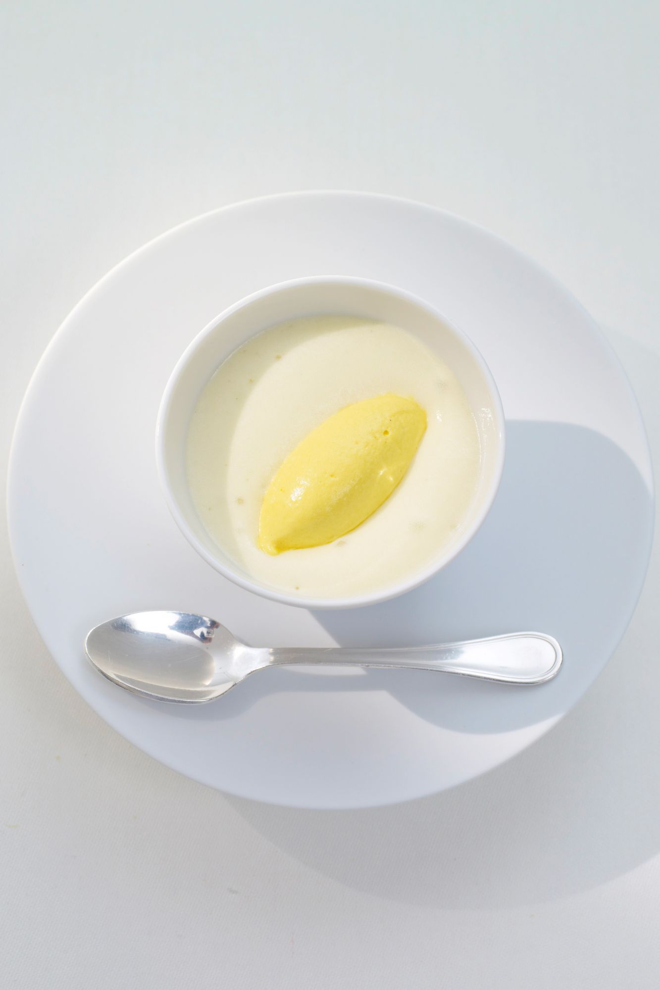 Potato Foam Pumpkin Curry Ice Cream