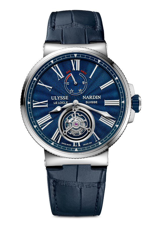 Ulysse Nardin Marine Tourbillon with blue grand feu enamel (Photo: Ulysse Nardin)