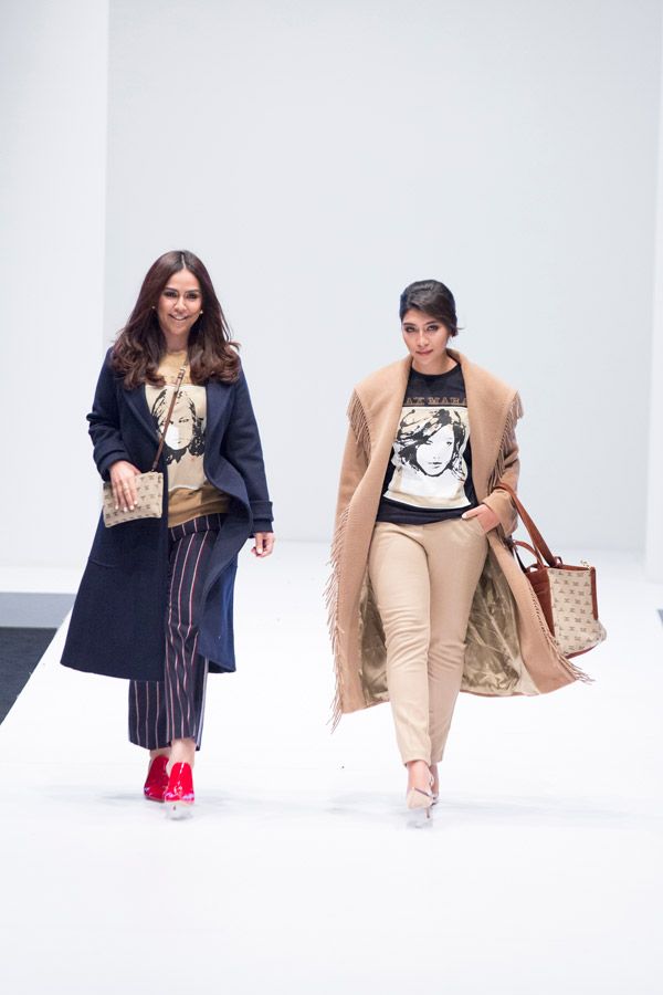 Natasha Ozeir and Puteri Noor Afzan in Max Mara