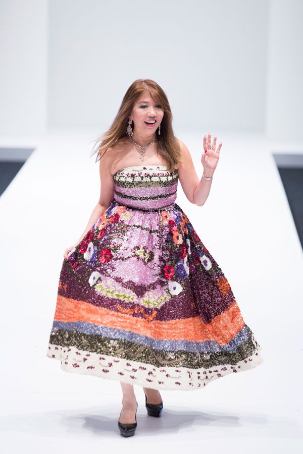 Lee Jim Leng in Farah Khan Couture