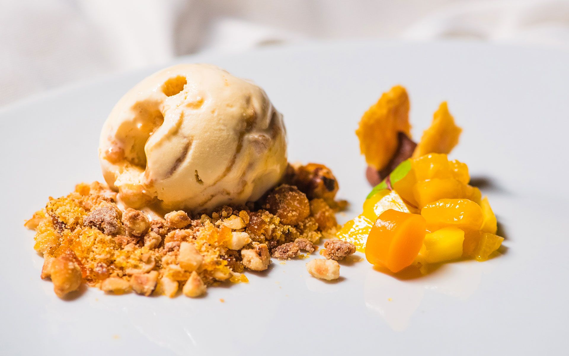 Dessert at Indigo restaurant at the Blue Mansion.