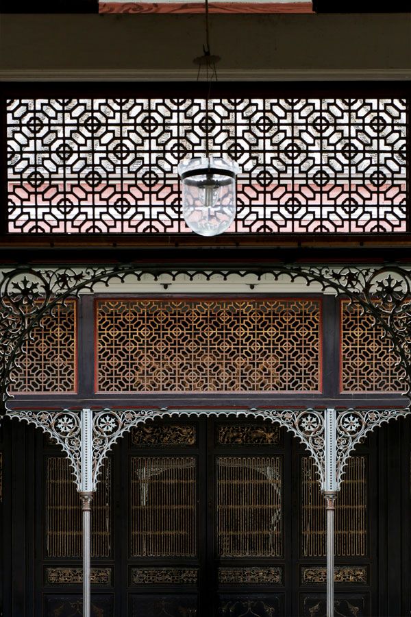 Ornate balustrades at the Cheong Fatt Tze Mansion.