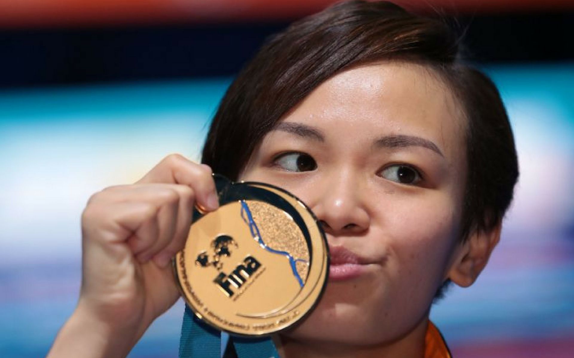 Cheong Jun Hoong at the 2017 FINA World Championships in Budapest