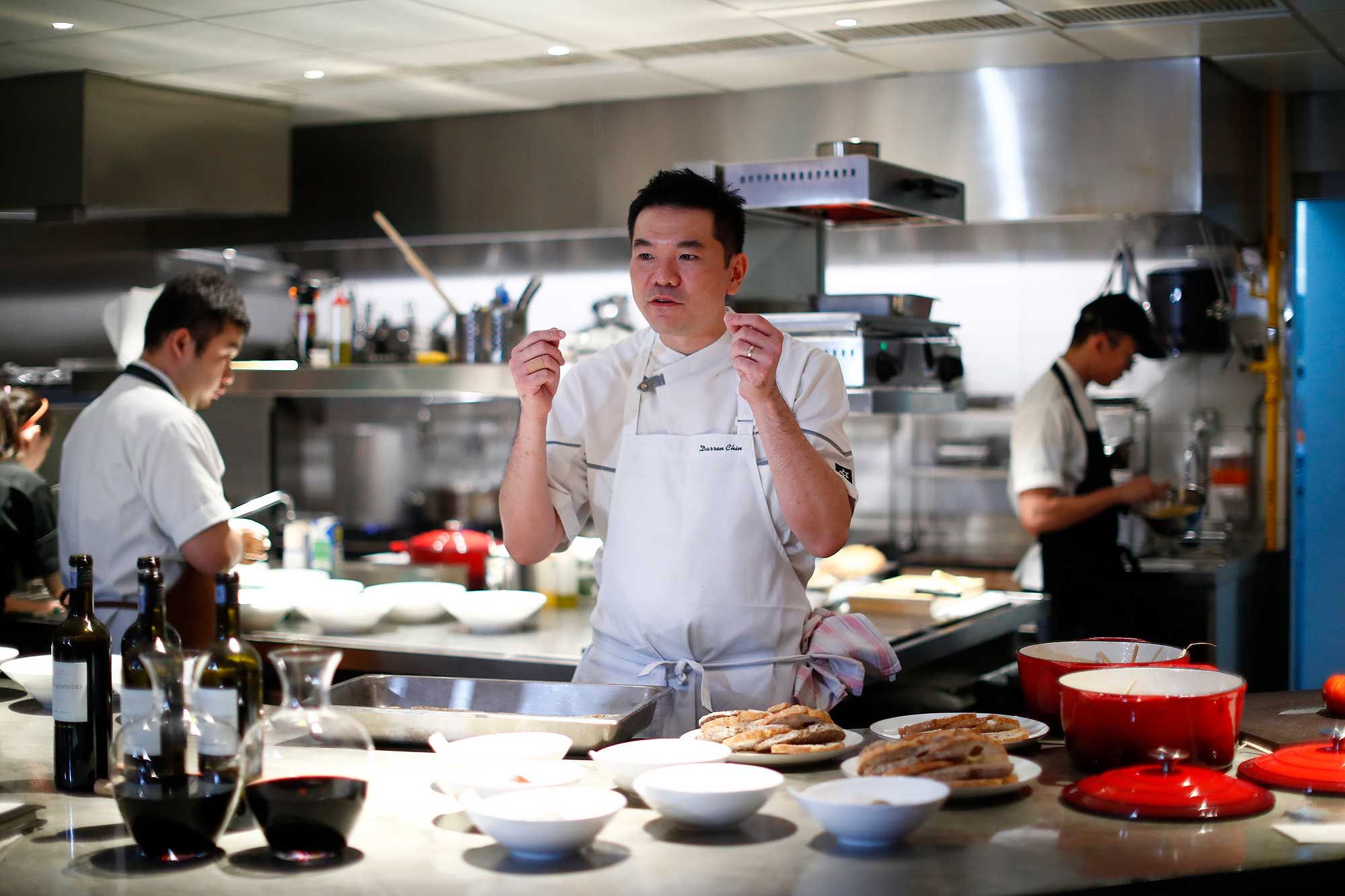 Darren Chin, chef-patron of Bref. Photo: Courtesy of Moet Hennessy Diageo.