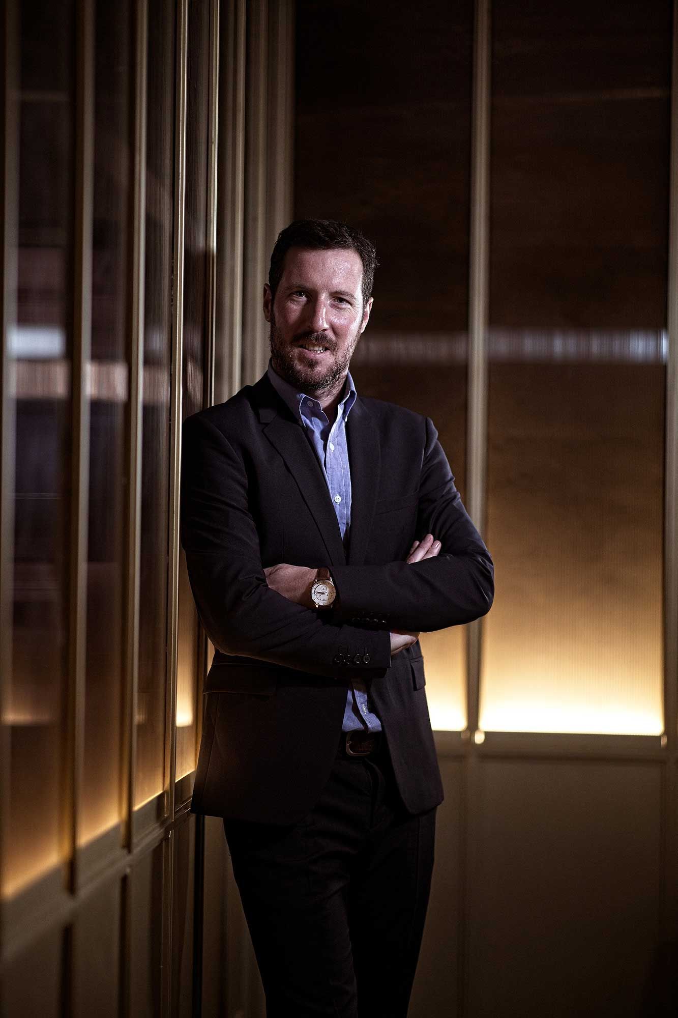 Winemaker Gérald Gabillet representing Cheval des Andes. Photo: Courtesy of Moet Hennessy Diageo.