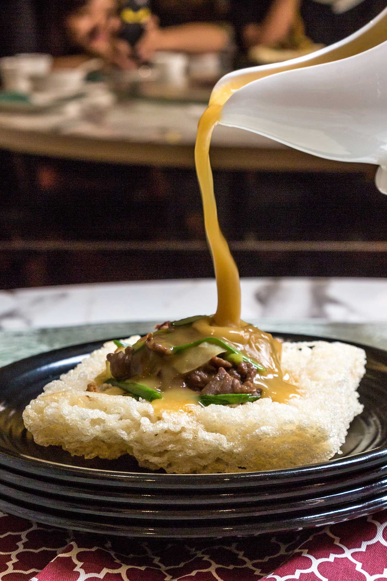 Crackling Wagyu Hör Fun at Yü by Ruyi. Photo: Khairul Imran / Malaysia Tatler
