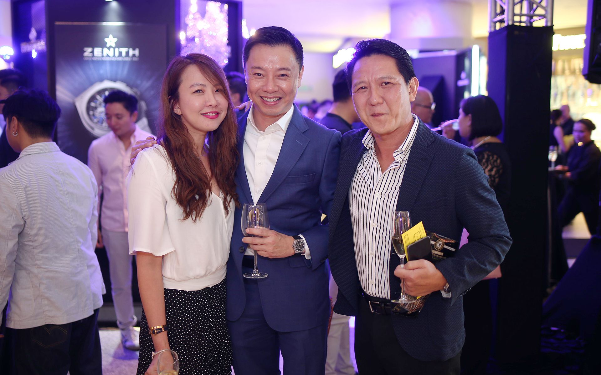 Audrey Low, Tay Liam Khoon and Captain John