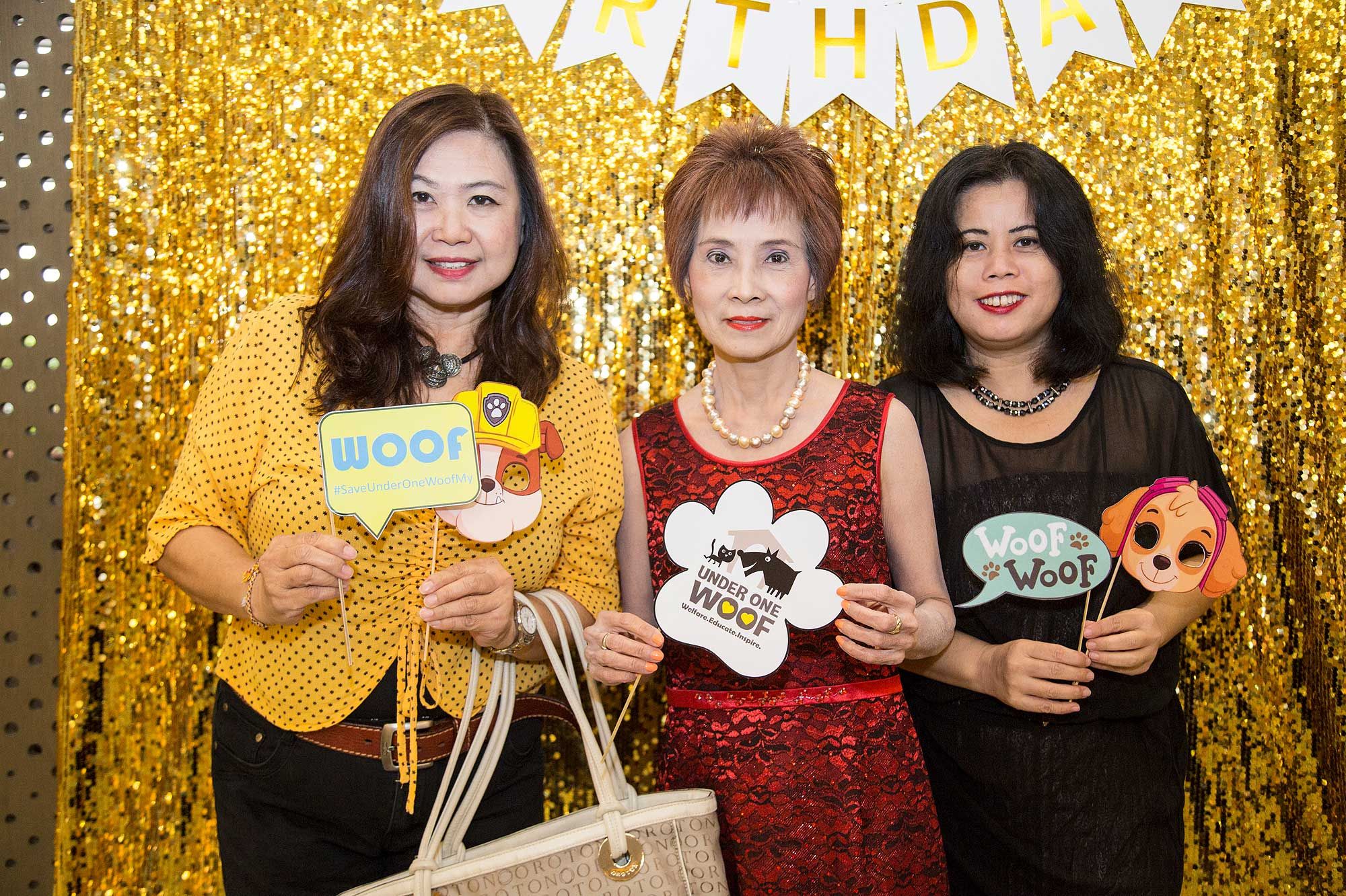 Margaret Tham, Datin Flora Chong and Lennie Chong
