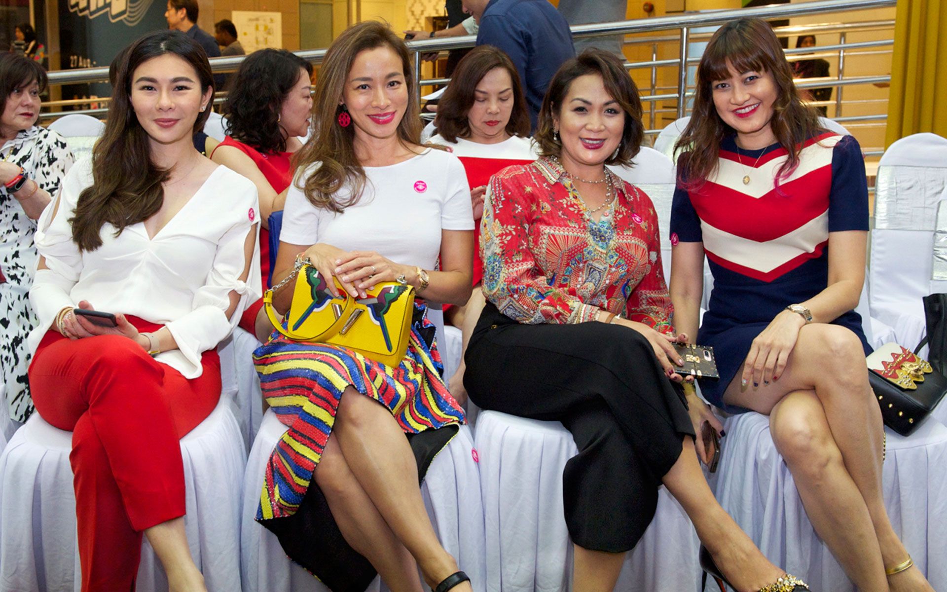 Datin Dian Lee, Caire Bloy, Puteri Badrinise and Datin Meera Sen