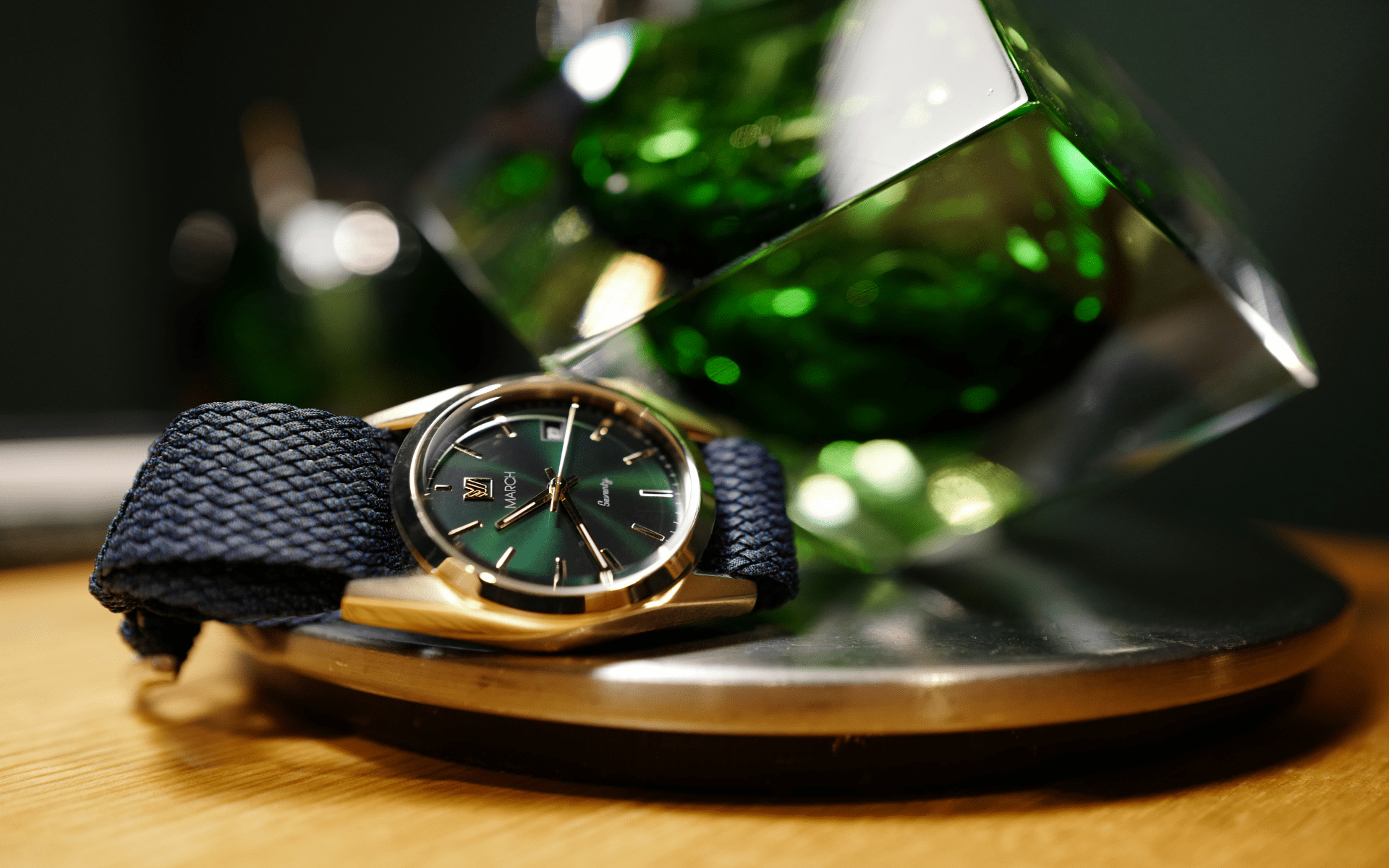 March LA.B Seventy 6 with Perlon strap (Photo: Red Army Watches)