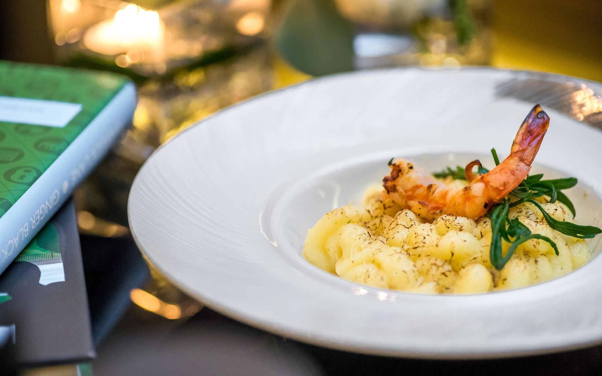 Smoked haddock, salmon fish pie with Scottish mussels, Tiger Prawns, sea herbs and gratinated potato