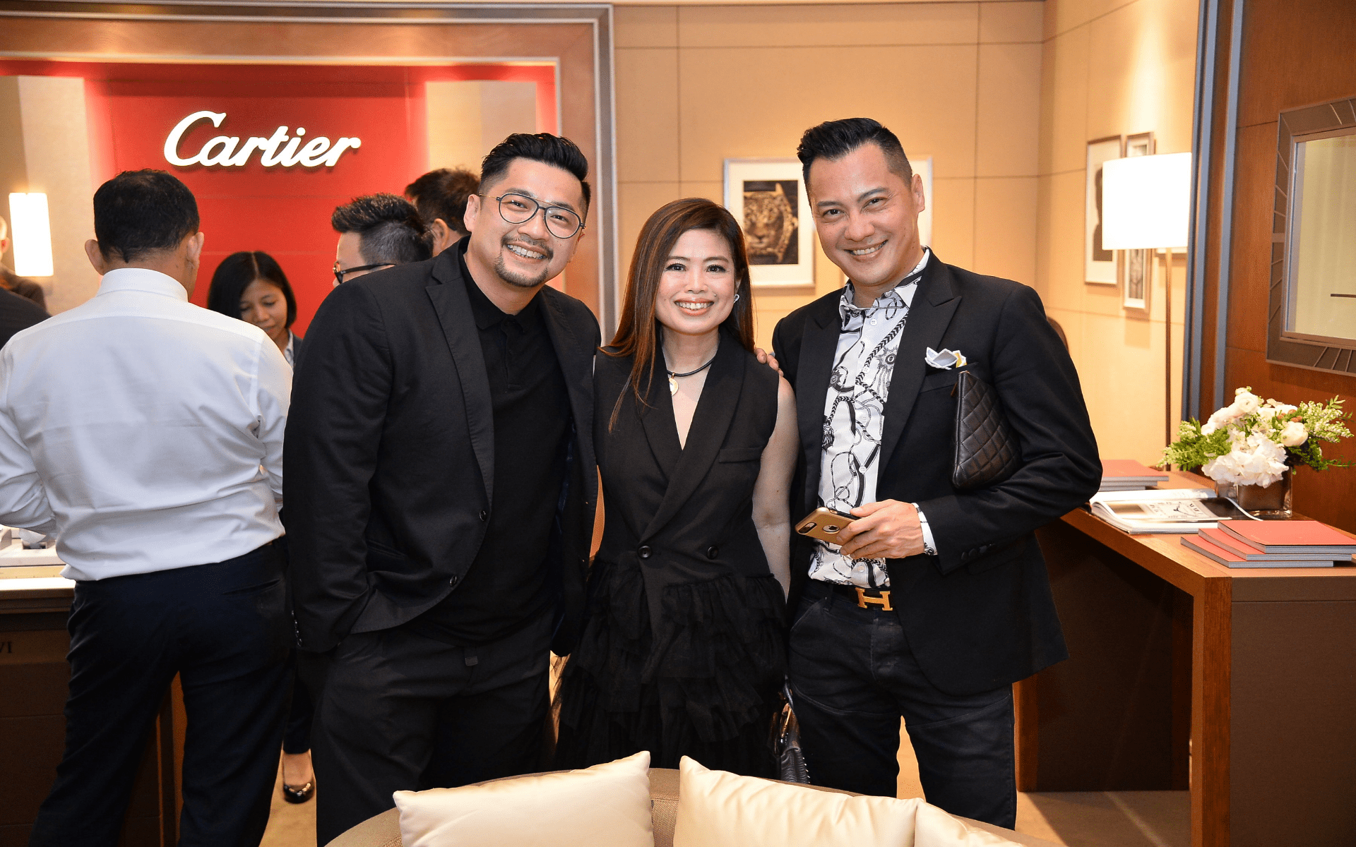 Cyrus Chin, Sharon Low and Albert Nico