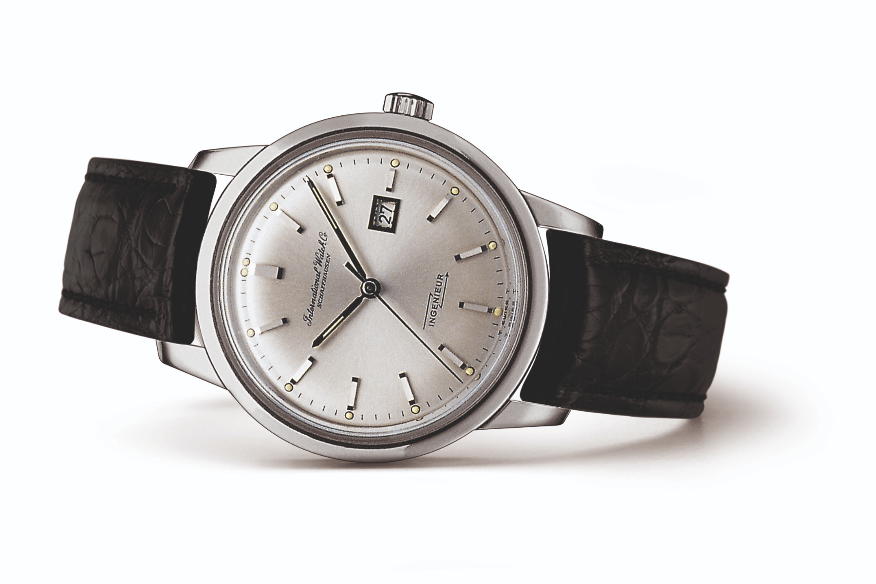 Ingenieur endowed with the Pellaton winding mechanism (Photo: IWC)