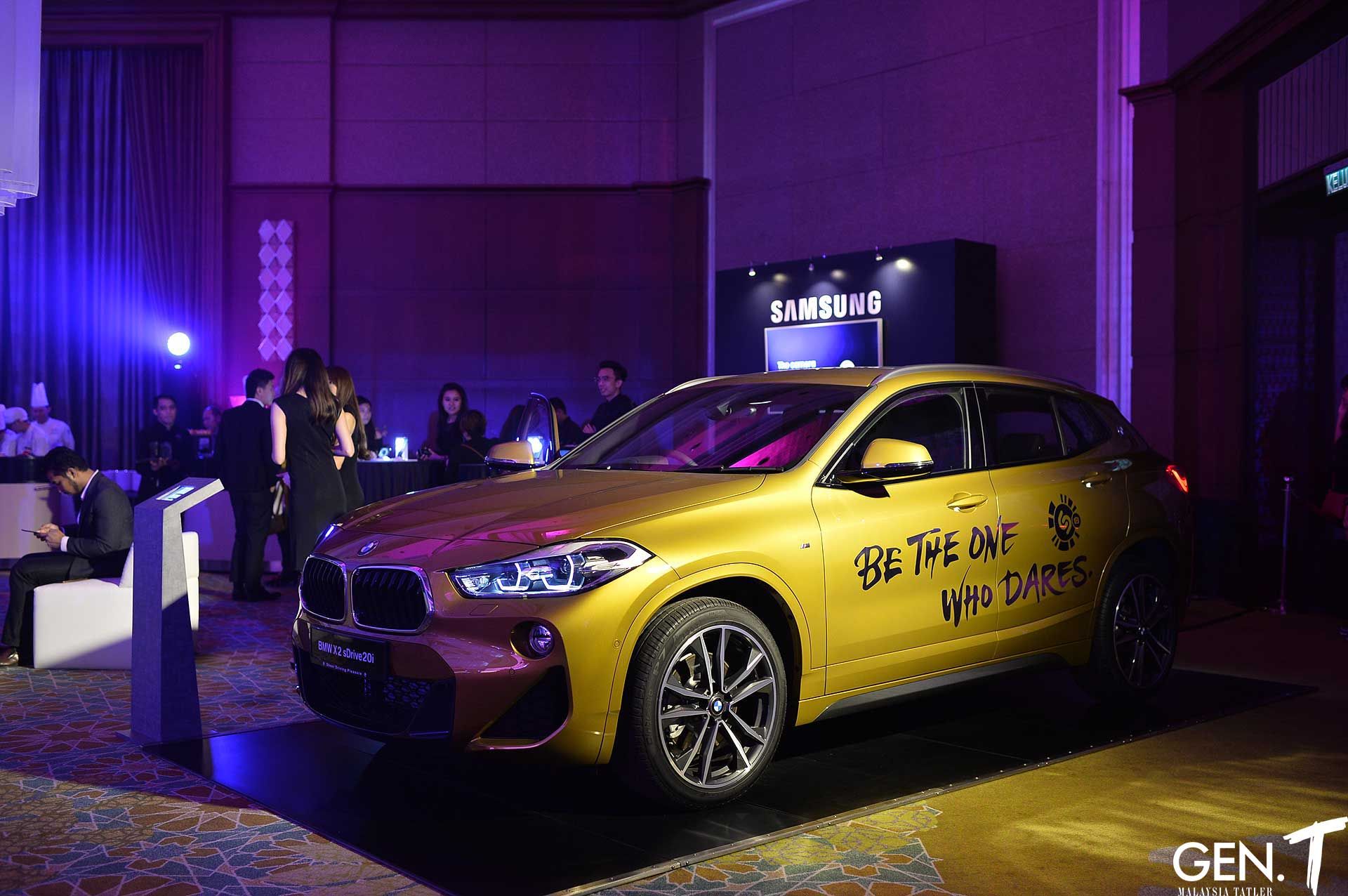 BMW X2 on display