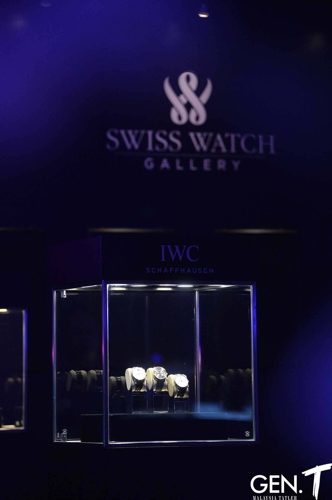 Swiss Watch Gallery had IWC watches on display