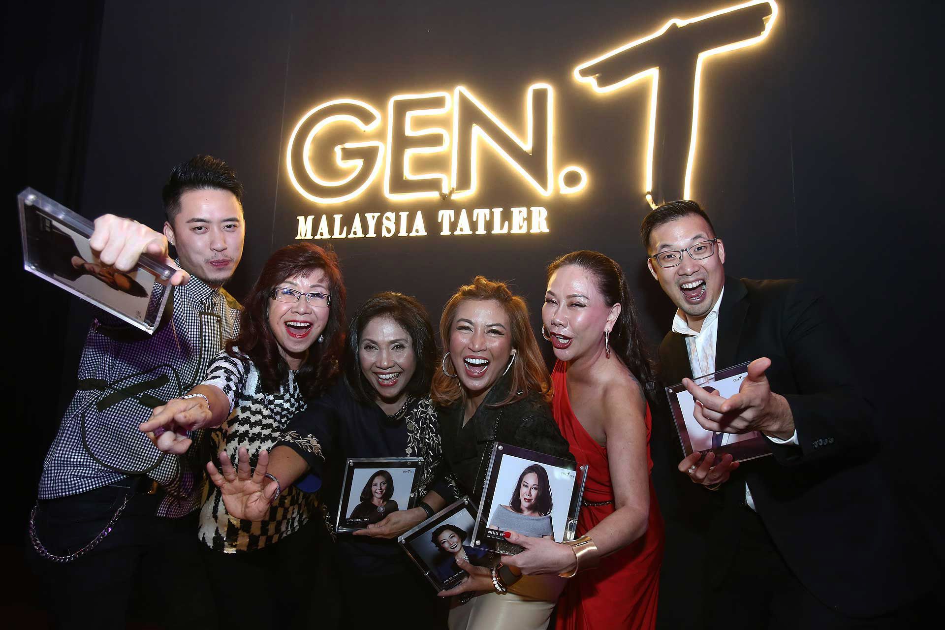 Bryan Loo, Florence Fang, Datuk Munirah Hamid, Puan Sri Tiara Jacquelina, Michele Kwok and John-Son Oei