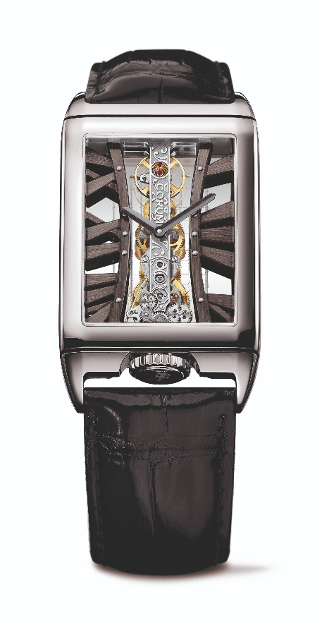 Corum Golden Bridge Rectangle Joachim Horsley in white gold (Photo: Corum)