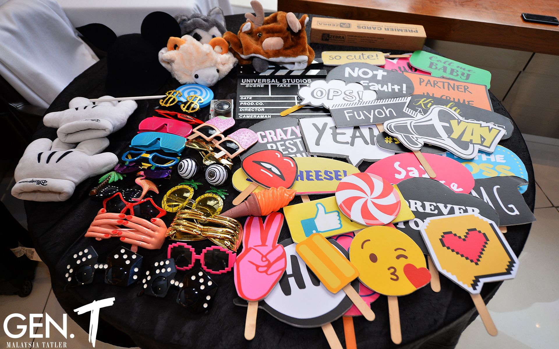 Photo booth props
