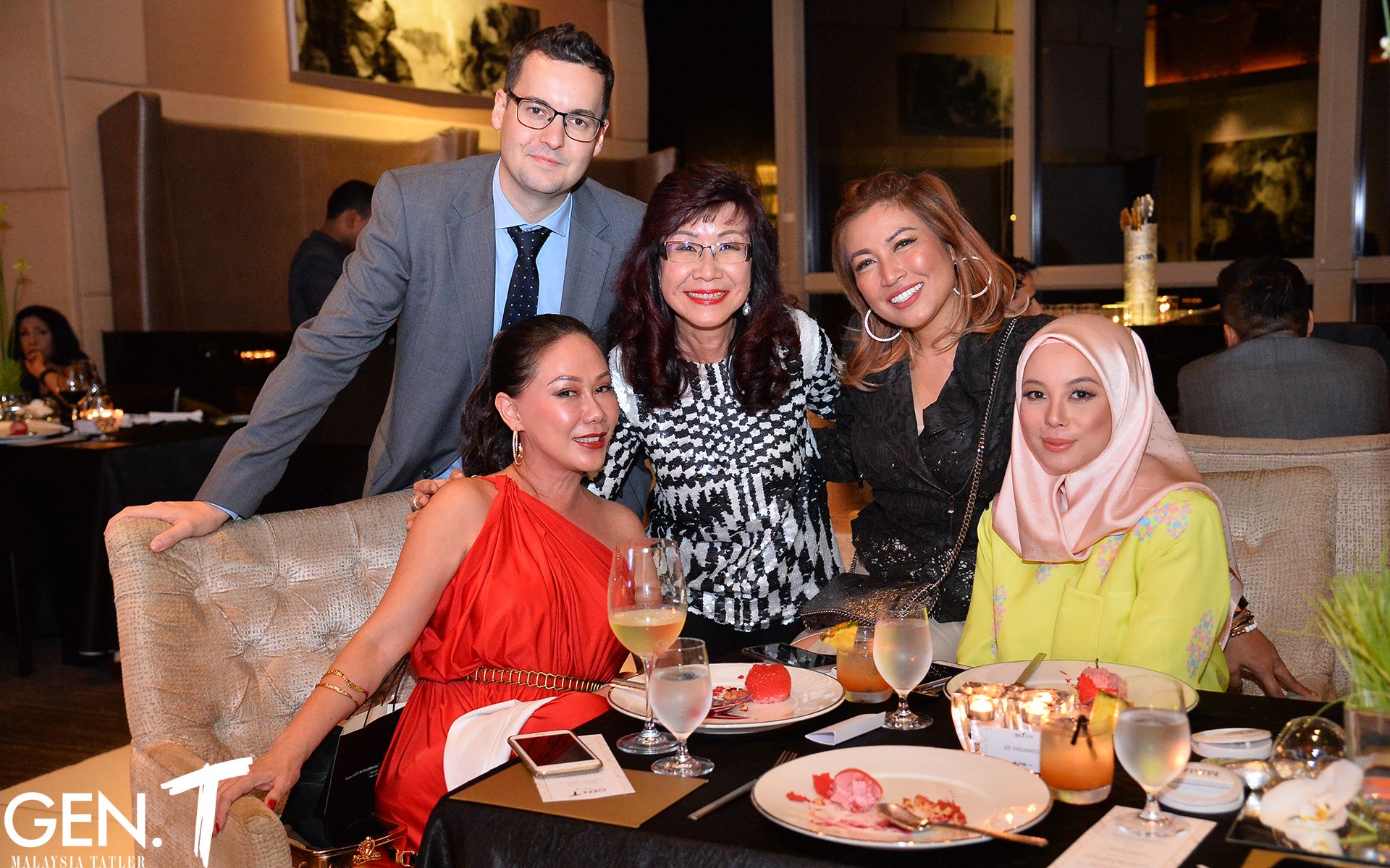 Lee Williamson, Michele Kwok, Florence Fang, Puan Sri Tiara Jacqelina, Datin Vivy Yusof