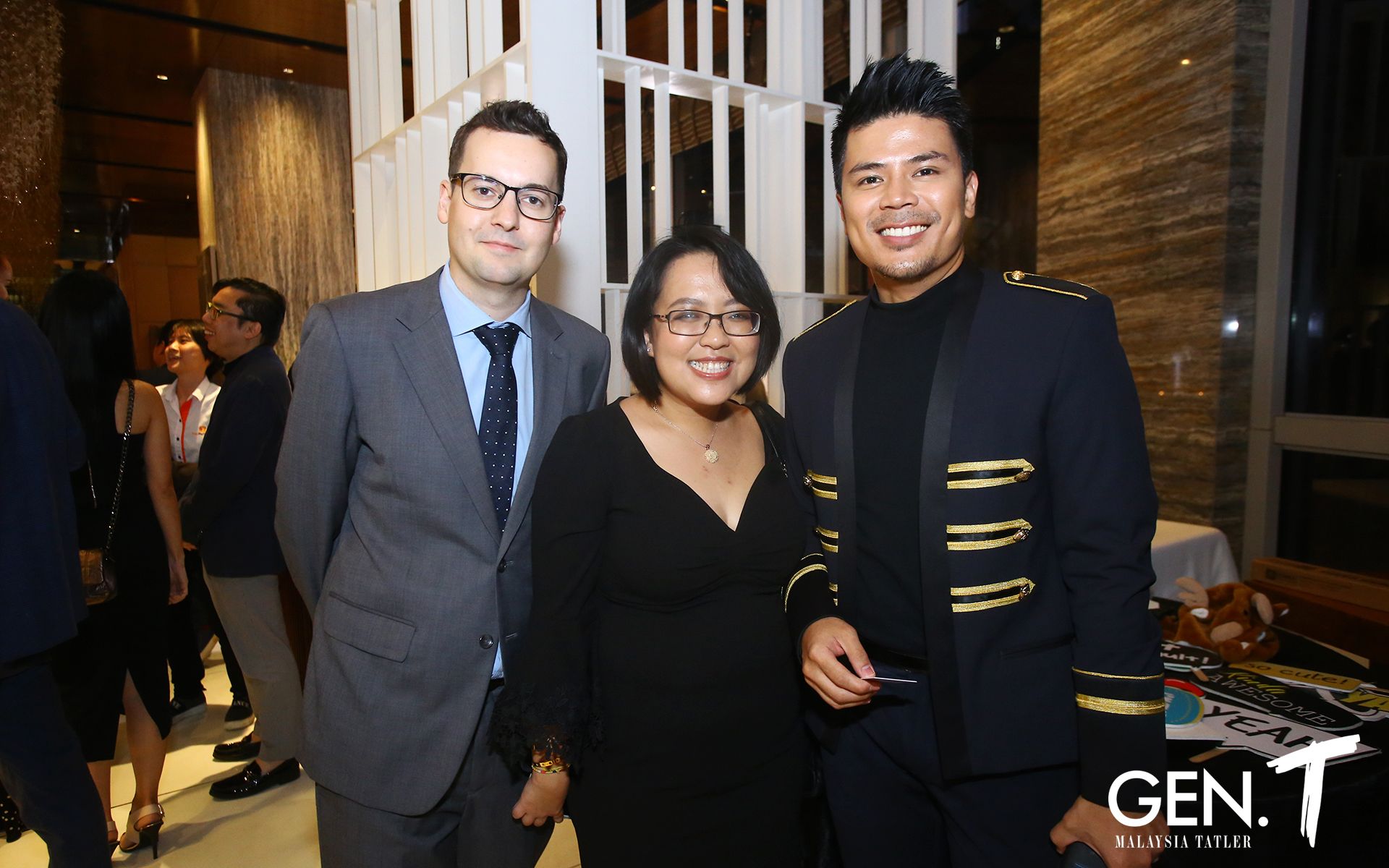 Lee Williamson, Lily Ong and Awal Ashaari
