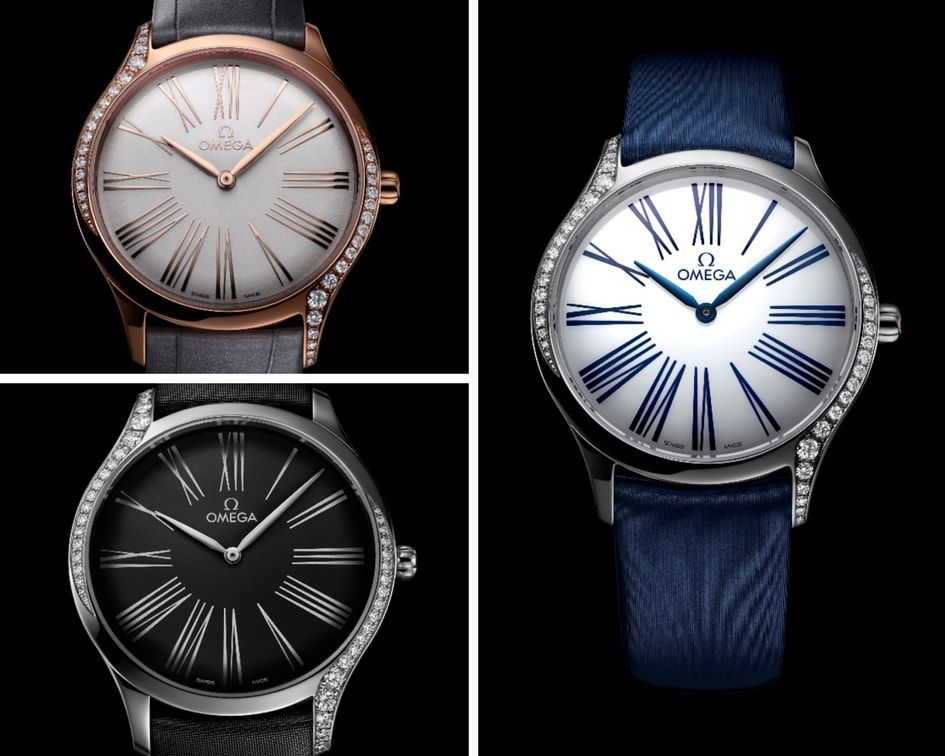 A selection of the new Omega Tresor watches. (Photo: Omega)