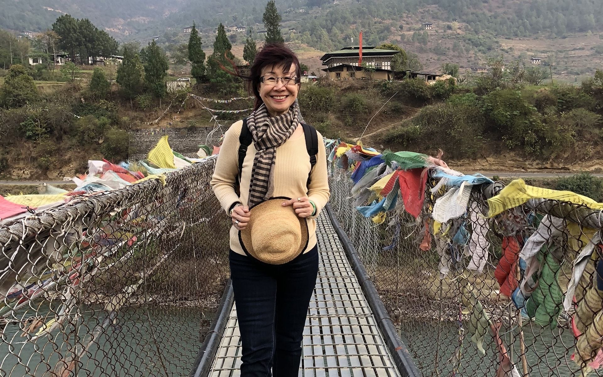 Florence Fang, suspension bridge