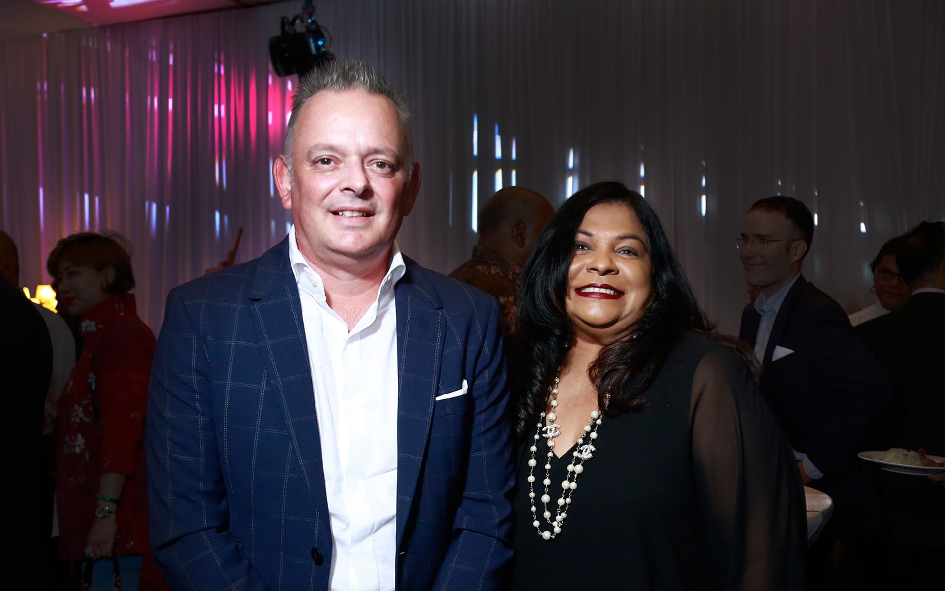 Dion Vercoe and Hazel Fernandez