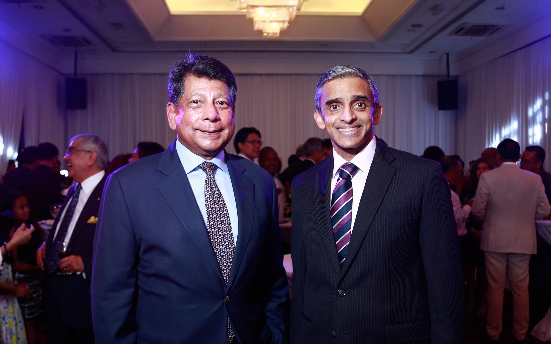 Tan Sri Dato' Mohd Munir Abdul Majid and Vanu Gopala Menon