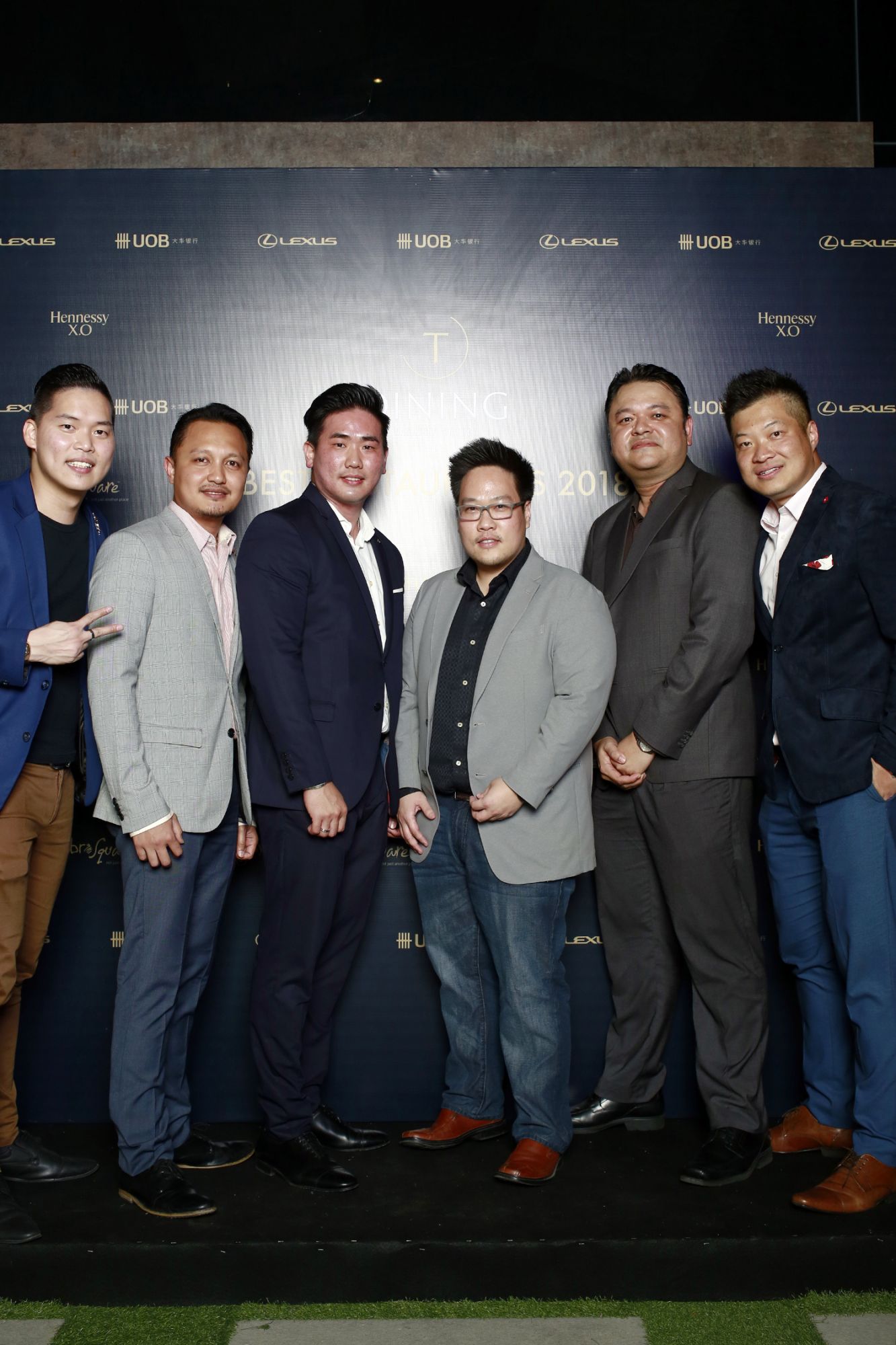 Wong Jiewei, Fazrul Zakaria, Sean Yeo, Chris Tan, Amaresh Dev and Lauw Yew Meng