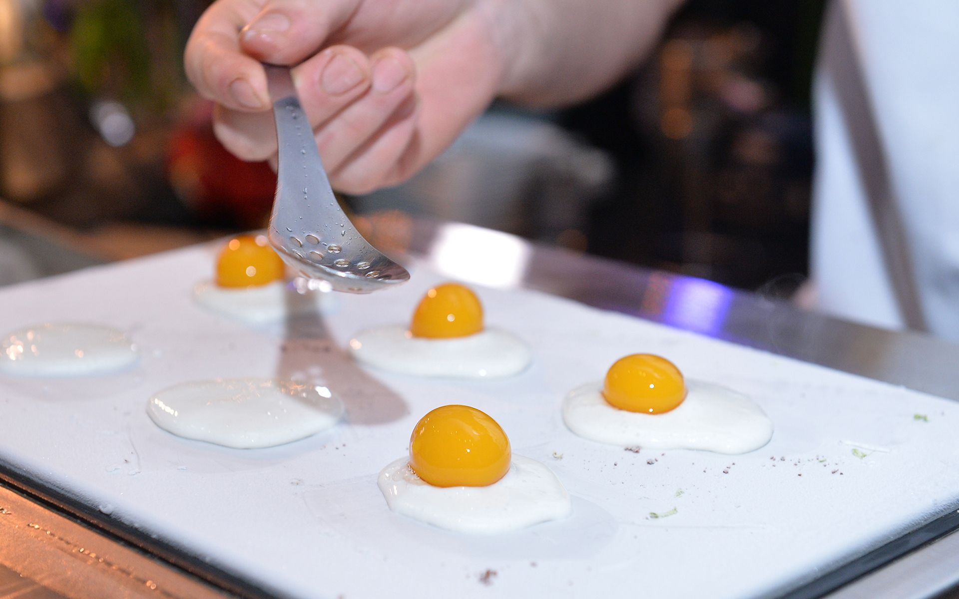 Molecular fried eggs by Lafite were an instant hit