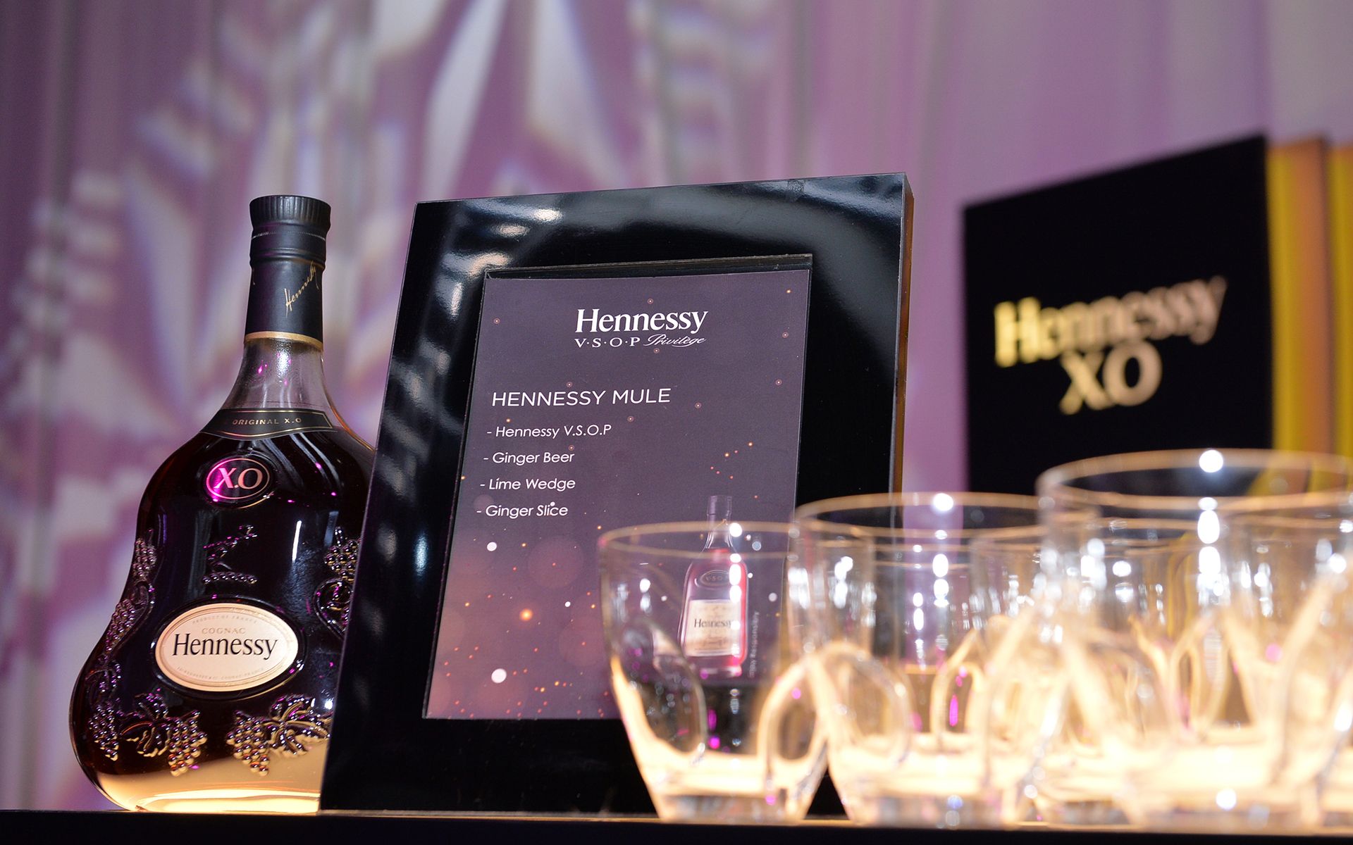 Hennessy supplied a free flow of specially crafted cocktails