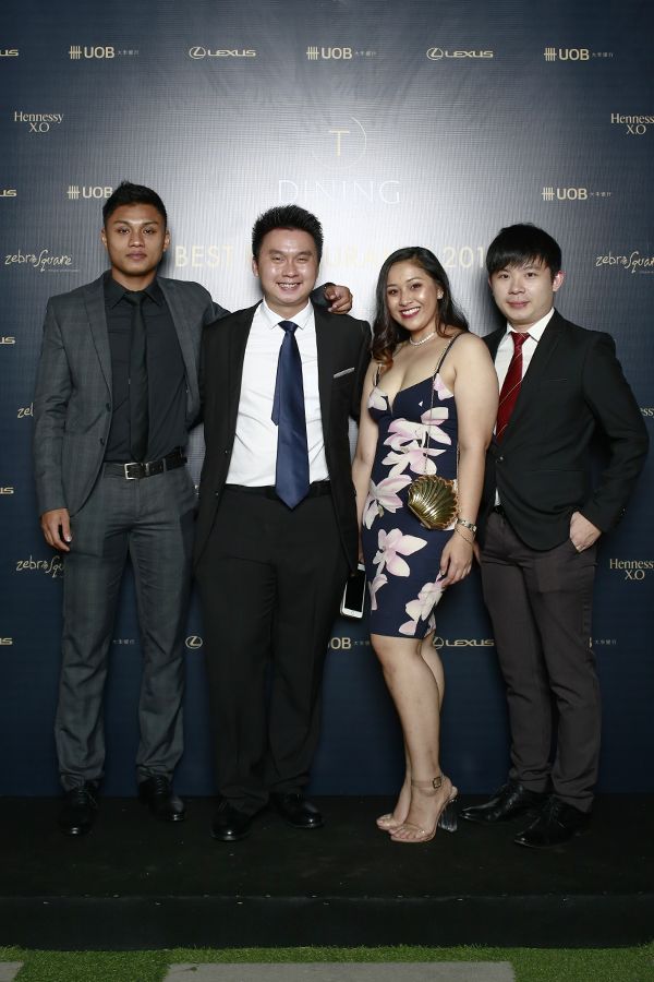 Arvind Kumar, Derek Wong, Hazirah Izzati and Rex Tan