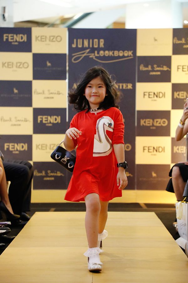 Yukki Chong wearing Stella McCartney Kids