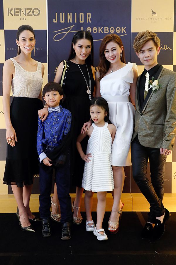 Deborah Henry, Amber Chia, Carrie Lee, Matthew Benjamin Yoon, and children Ashton and Michelle